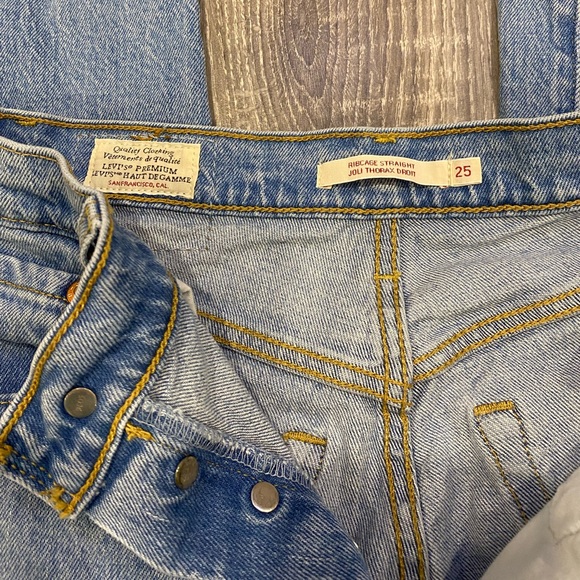 Levi’s Premium Ribcage High Waisted Straight Jeans - Picture 8 of 14
